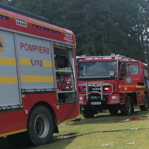 Incendiu în satul Giurgiut, comuna Horea