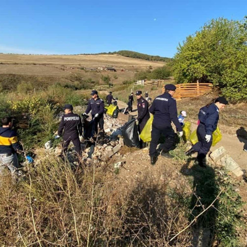 Pompierii din Alba s-au implicat în campania de ecologizare &quot;Let`s Do It Romania&quot;
