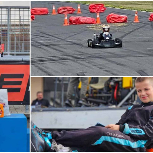 Luca Negrea, câștigător la Concursul Național de Karting &quot;Asi ai volanului&quot;