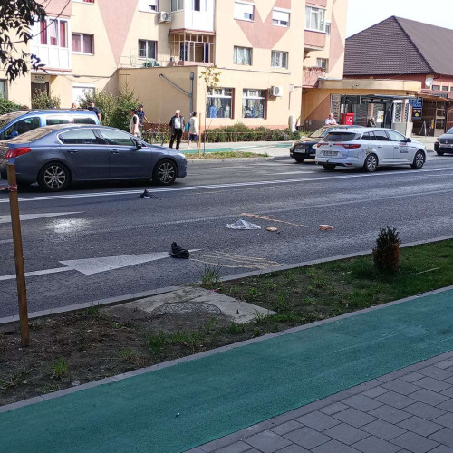 Accident rutier în Alba Iulia, un pieton lovit de un camion