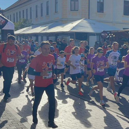 Ion Dumitrel, președintele Consiliului Județean Alba, a alergat la Cursa Populară din Alba Iulia