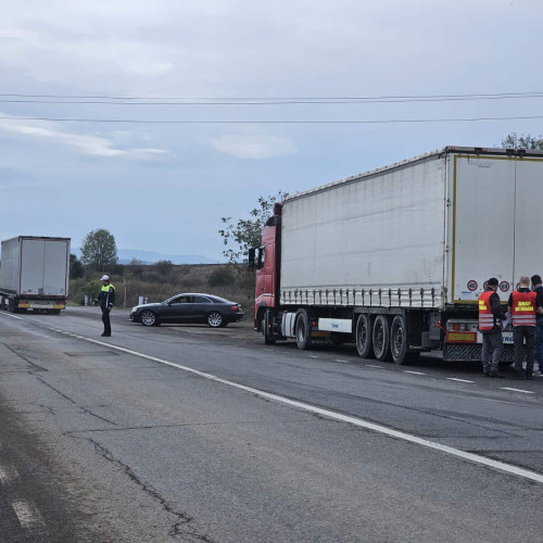 Acțiune de monitorizare a transporturilor rutiere în Alba