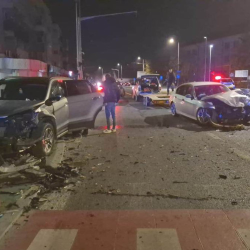 Accident rutier grav în Alba Iulia, două persoane rănite