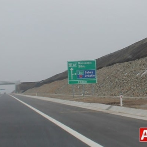 Temporar închis accesul la spațiile de servicii pe autostrada Sibiu-Sebeș-Deva