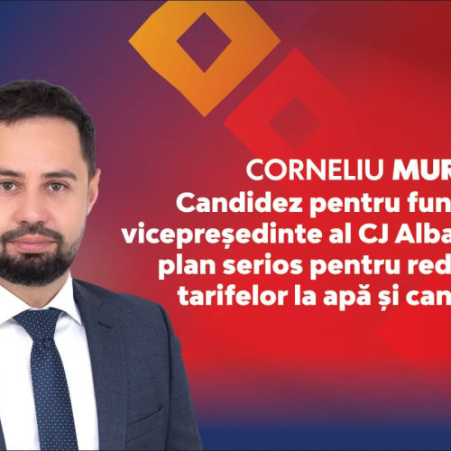 Corneliu Mureșan își anunță candidatura pentru funcția de vicepreședinte al Consiliului Județean Alba