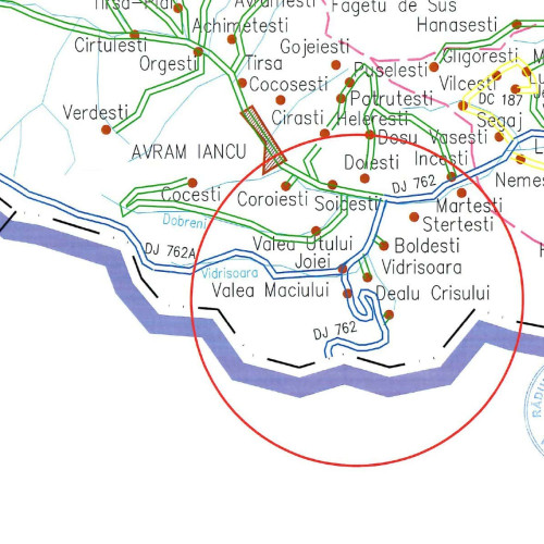Asfaltarea drumului judetean DJ 762 între comuna Avram Iancu și județul Hunedoara