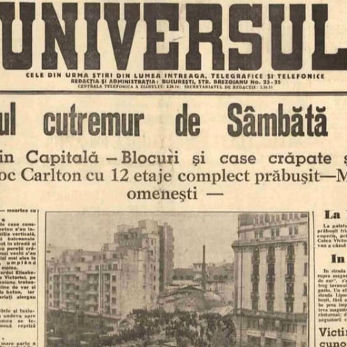 cutremurul din 10 noiembrie 1940: cel mai devastator seism din istoria româniei