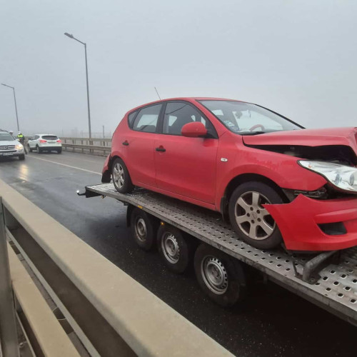 Accident în lanț la Alba Iulia, marți dimineață