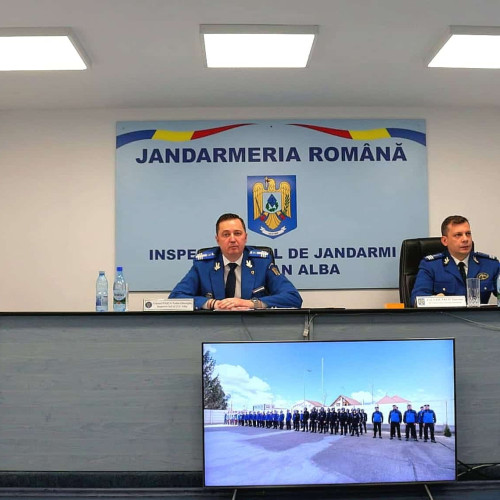 Evaluarea activității Jandarmeriei Alba pentru anul 2024