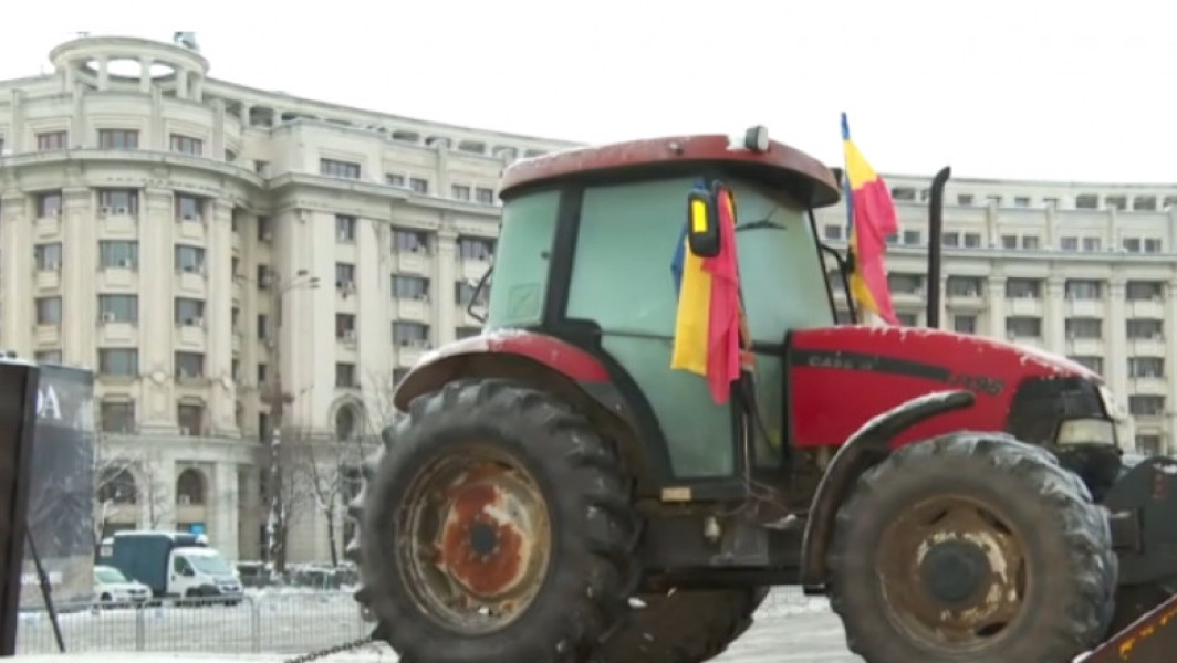 Protestul fermierilor și transportatorilor în București
