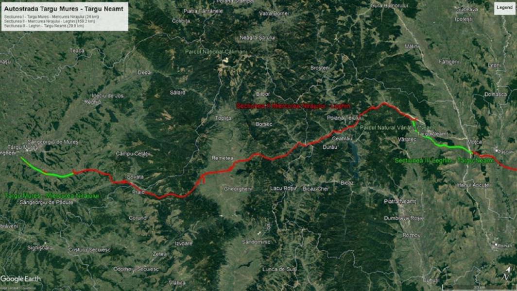 Se începe proiectarea primei secțiuni A8, Leghin-Târgu Neamț. Când se poate circula pe autostradă?