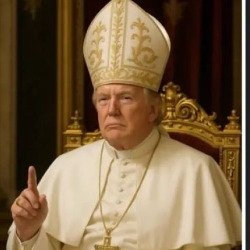 Donald Trump neagă că a publicat o imagine în care apare ca Papa