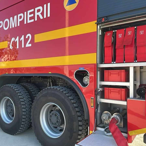 INCENDIU la Mirăslău: O anexă gospodărească, cuprinsă de flăcări