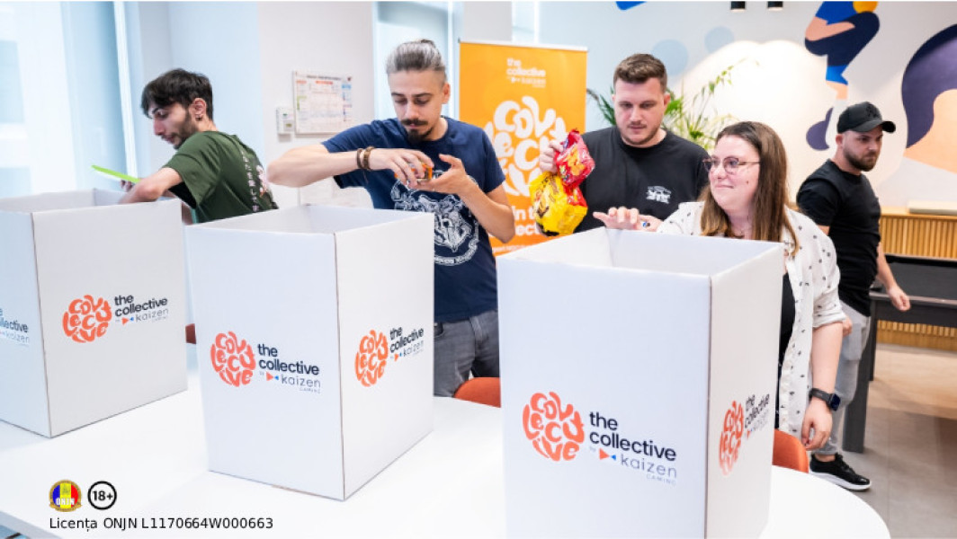 Kaizen Gaming sprijină 24 de ONG-uri prin programul internațional „The Collective”