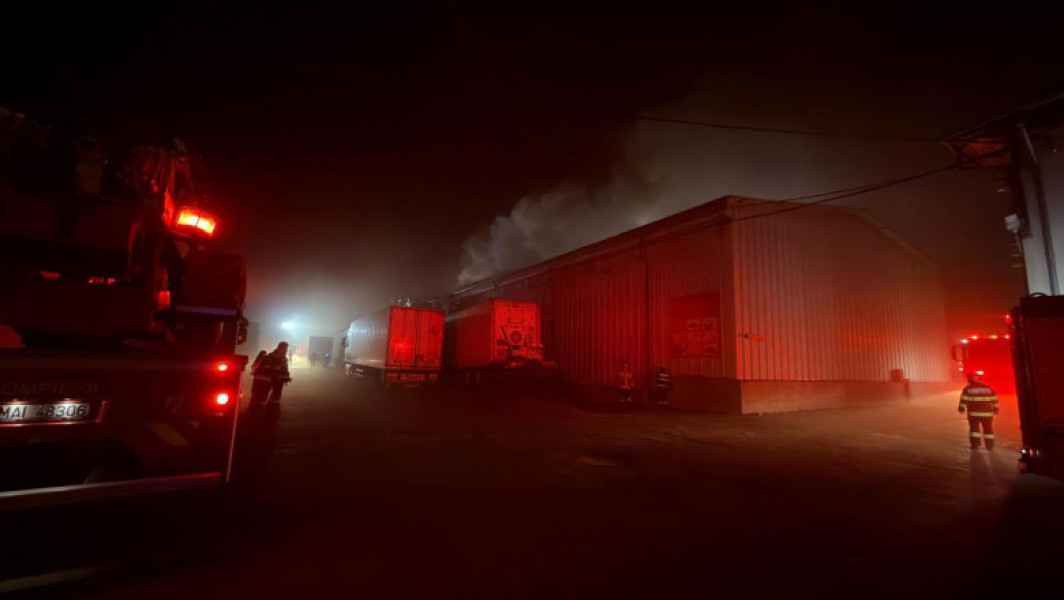 Incendiu la o hală din Sector 2, autoritățile avertizează populația prin RO-Alert
