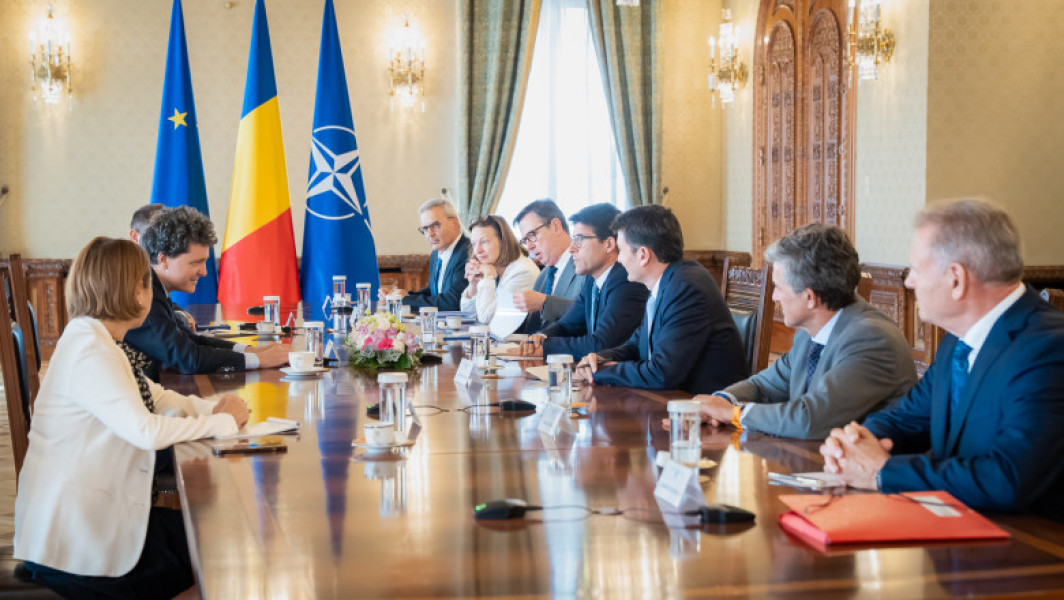 Nicușor Dan discută la Cotroceni oportunități în industria de apărare cu Airbus și ambasadori europeni