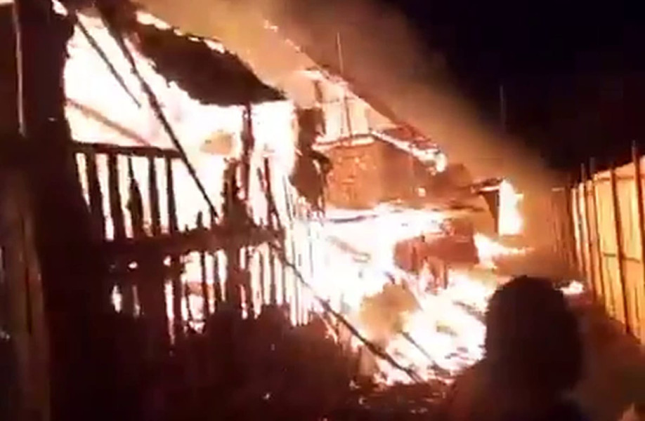 Incendiu puternic în Cugir: locuință și anexe afectate pe 260 mp