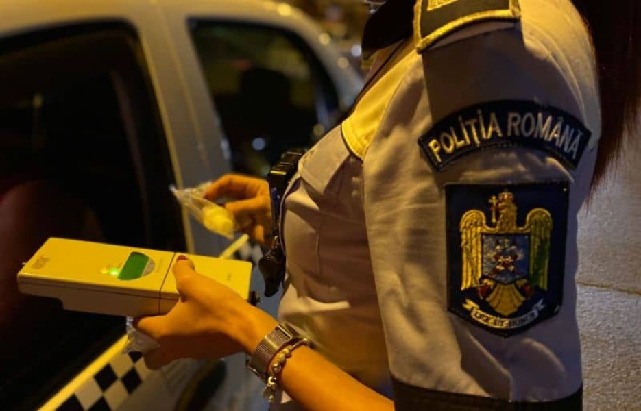 Șofer din Vinerea prins cu alcoolemie aproape de 1 mg/l în aerul expirat