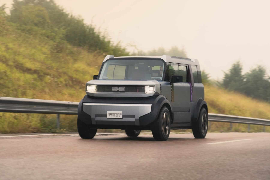 Dacia a prezentat prototipul electric Hipster, o mini-mașină accesibilă sub 15.000 de euro