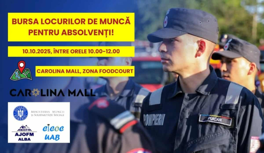 ISU Alba, la Bursa locurilor de muncă pentru absolvenți în Alba Iulia. Cum poți deveni salvator