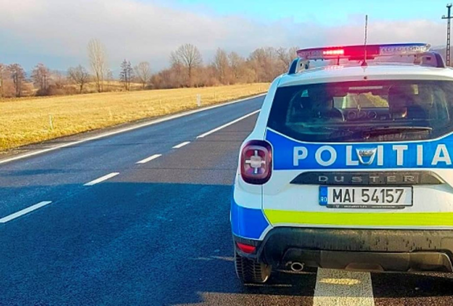 Transport ilegal de lemn depistat pe DJ 107 A la Vurpăr