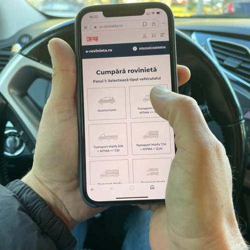 CNAIR anunță întreruperea temporară a emiterii rovinietelor și peajelor online