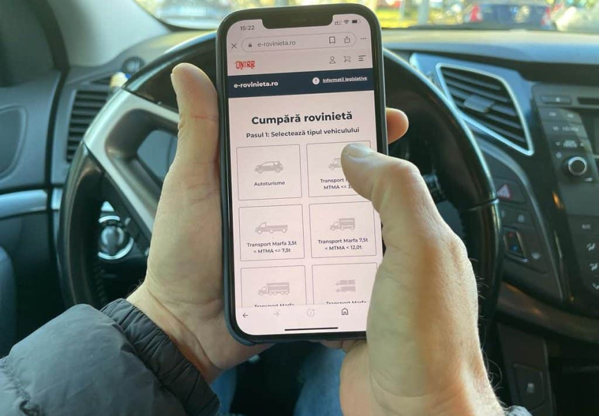 CNAIR anunță întreruperea temporară a emiterii rovinietelor și peajelor online