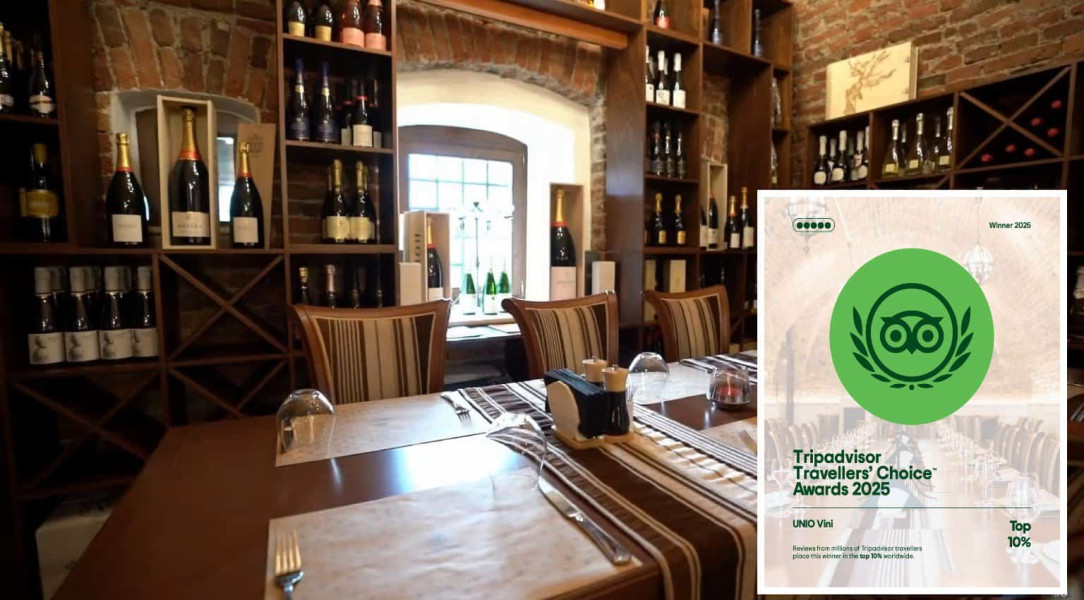 Restaurantul Unio Vini din Alba Iulia, în top 10% pe Tripadvisor