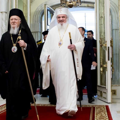 Patriarhul Bartolomeu I va sfinți pictura Catedralei Naționale la București