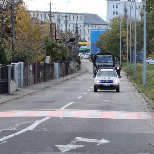 Un convoi NATO a ajuns la Alba Iulia pentru exercițiul comun Dacian Fall 25
