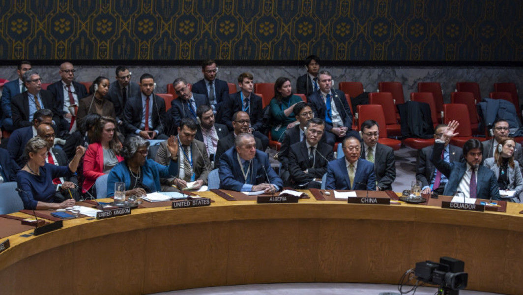 Rusia si China au blocat un proiect al SUA pentru armistitiu in Fasia Gaza prin veto la ONU