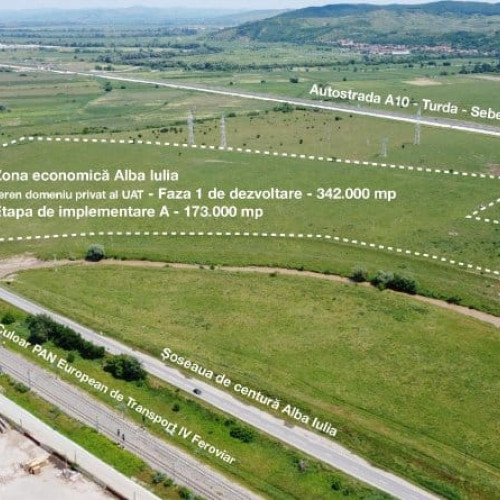 Primaria din Alba Iulia dau drumul la licitatia pentru prima parcela din viitoarea zona economica a orasului. Pret si suprafata.