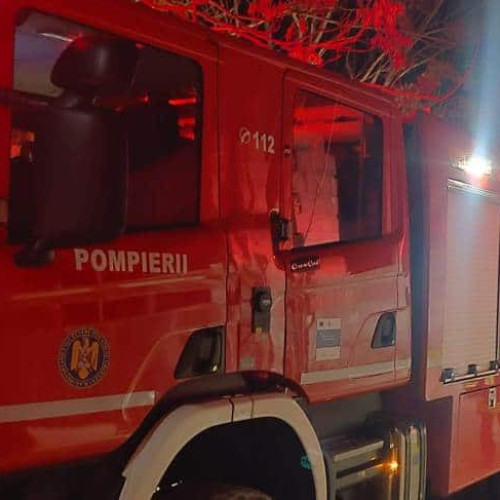 Vegetație în flăcări în Certege - Pompierii se află la intervenție