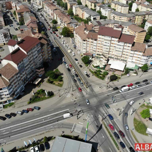 Femeie ranită în urma unui accident rutier la intersecția din Alba Iulia.