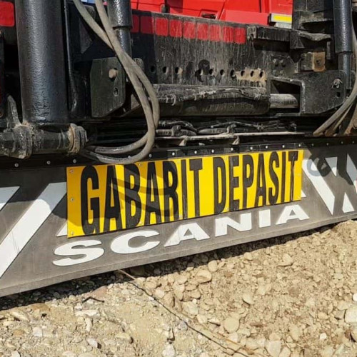 Transporturi Agabaritice, Avertizate de Politia Rutiera ca Vor Tranzita Judetul Alba. Mai Multe Camioane de Mare Tonaj vor Circula pe Drumurile Publice