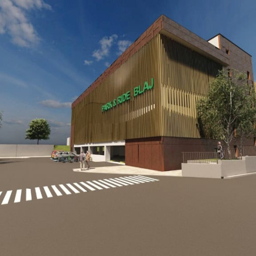 Primăria Blaj va construi o parcarea supraetajată cu șase nivele în zona Gării, cu 200 de locuri de parcare