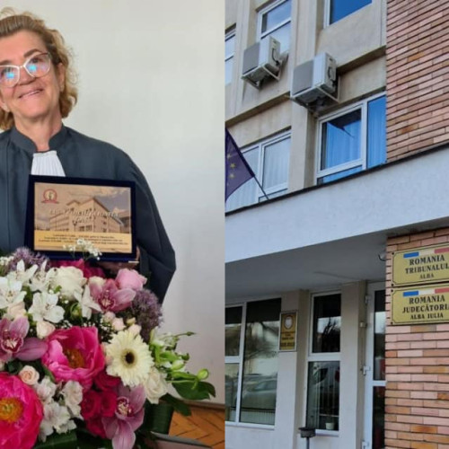 Grefiera de la Tribunalul Alba, după o carieră de 23 de ani, se retrage la pensie