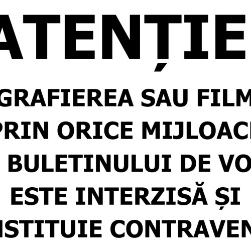 Până la 1.000 de lei amendă pentru cei care care fotografiază buletinul de vot. BEC, hotărâre pentru toate secțiile de votare