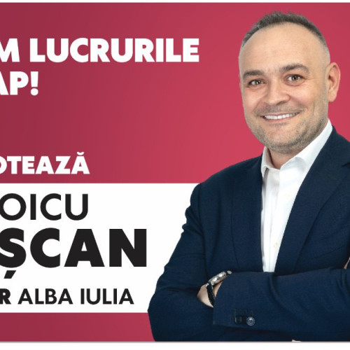 (P.E.) Voicu Vușcan: Pe 9 iunie, Alba Iulia alege cu cap!